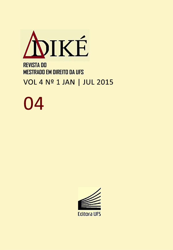 					Visualizar v. 4 n. 1 (2015): DIKÉ Revista do Mestrado em Direito da UFS
				