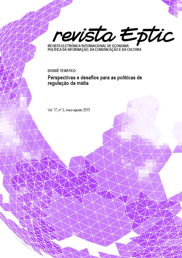 					Visualizar v. 17 n. 2 (2015): Revista Eletrônica Internacional de Economia Política da Informação, da Comunicação e da Cultura
				