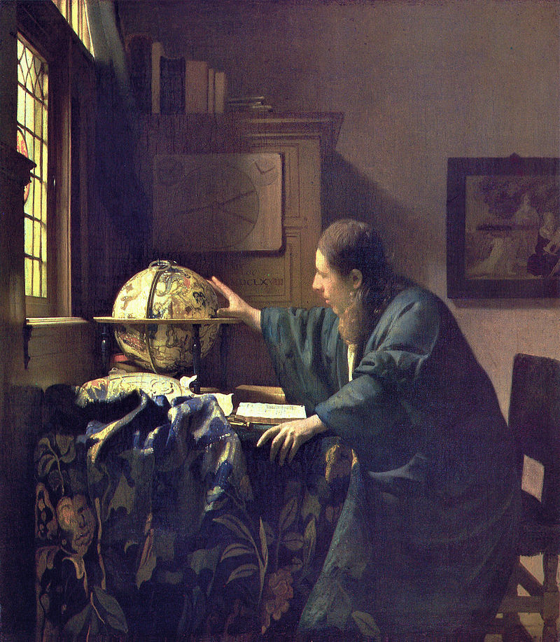 O Astrônomo, Johannes Vermeer (1668).
