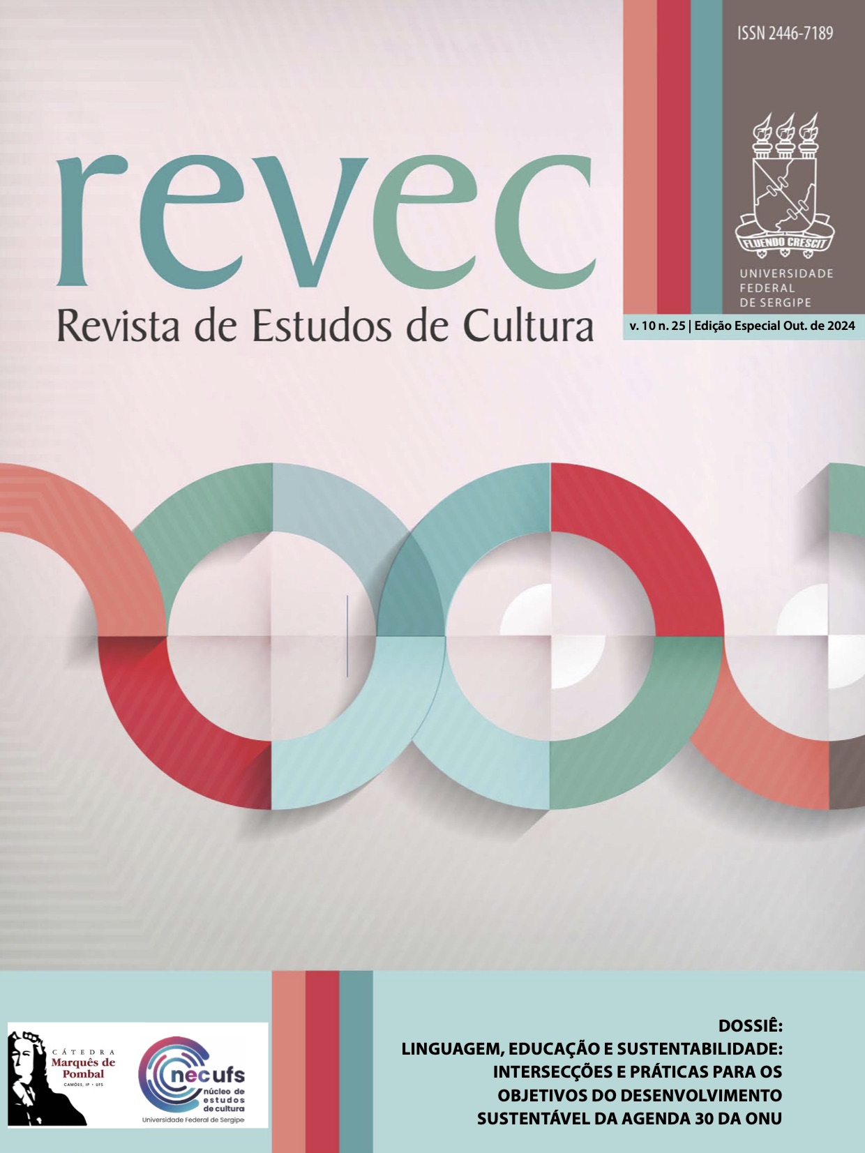 Capa da revista volume 10, número 25 de 2024.