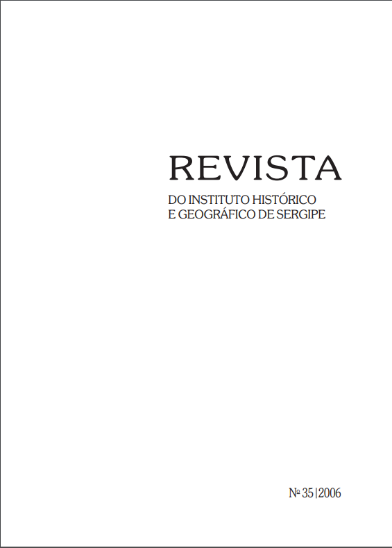 					Visualizar v. 1 n. 35 (2006): Revista do Instituto Histórico e Geográfico de Sergipe
				