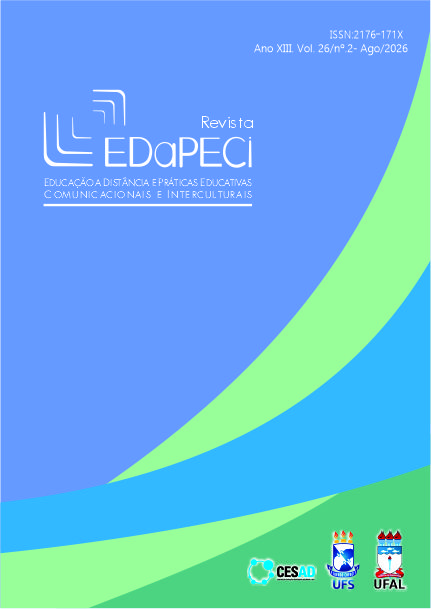 					Visualizar v. 26 n. 2 (2026): Revista EDaPECI - Educação a Distância e Práticas Educativas Comunicacionais e Interculturais
				