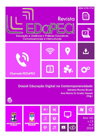 					Visualizar v. 15 n. 3 (2015): Edição Seminário Nacional EDaPECI: "Educação Digital na Contemporaneidade"
				